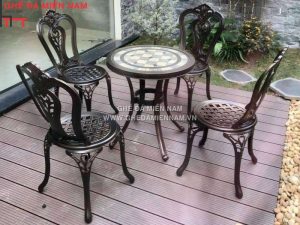 Bàn ghế nhôm đúc nhập khẩu